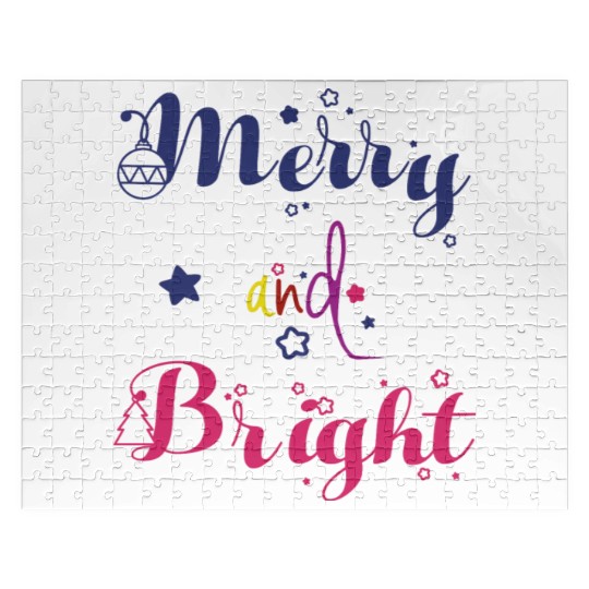 Merry and Bright Christmas Jigsaw Puzzles
