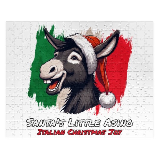 Dominic The Italian Christmas Donkey Gifts Jigsaw Puzzles