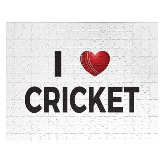 I Love Cricket Jigsaw Puzzles