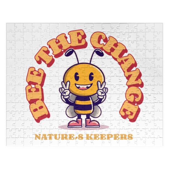 BEE THE CHANGE NATURES KEEPERS Jigsaw Puzzles