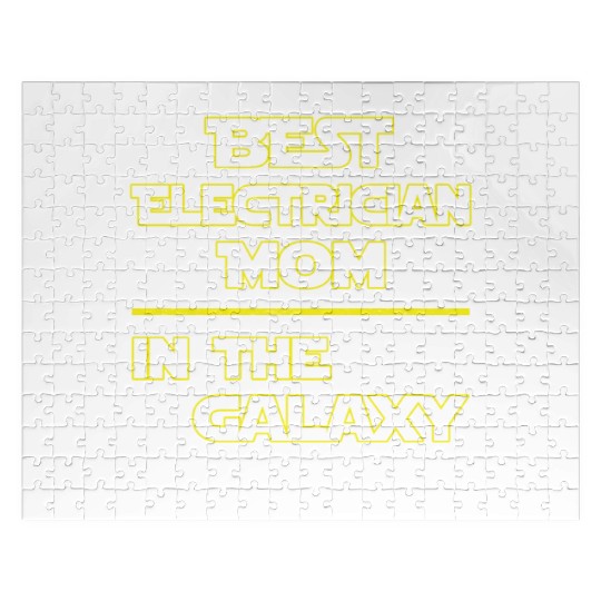 Best Electrician Mom In The Galaxy Mother's Day Jigsaw Puzzles
