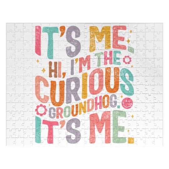 Groundhog Jigsaw Puzzles, Hi, I'm The Curious Groundhog