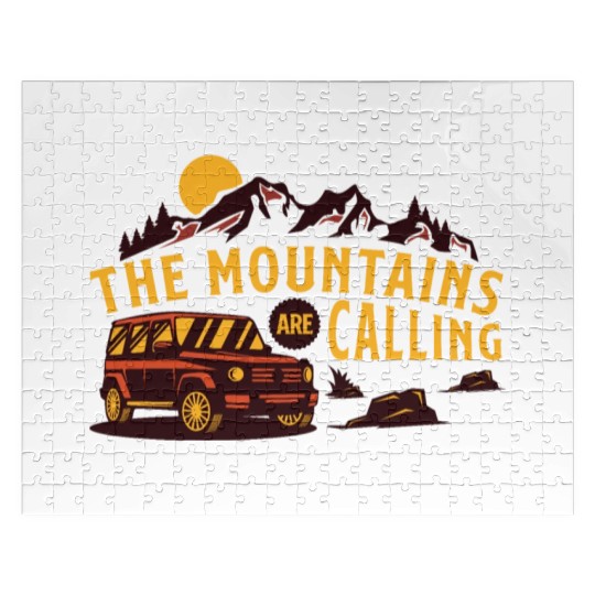 The mountains are calling Jigsaw Puzzles