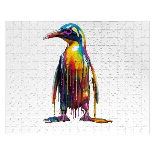 Rainbow Penguin Jigsaw Puzzles