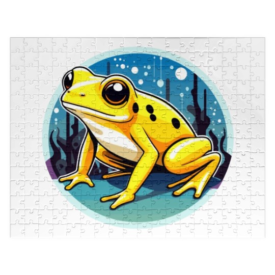 Golden Poison Frog Illustration Jigsaw Puzzles