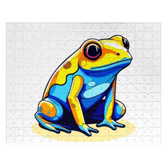 Golden Poison Frog Illustration Jigsaw Puzzles