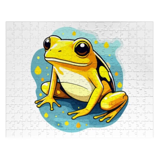 Golden Poison Frog Illustration Jigsaw Puzzles