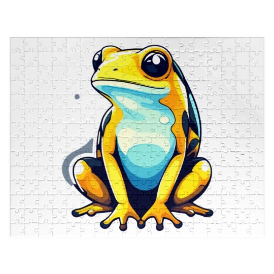 Golden Poison Frog Illustration Jigsaw Puzzles