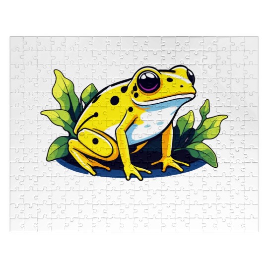 Golden Poison Frog Illustration Jigsaw Puzzles