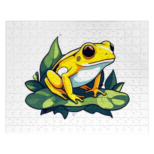 Golden Poison Frog Illustration Jigsaw Puzzles