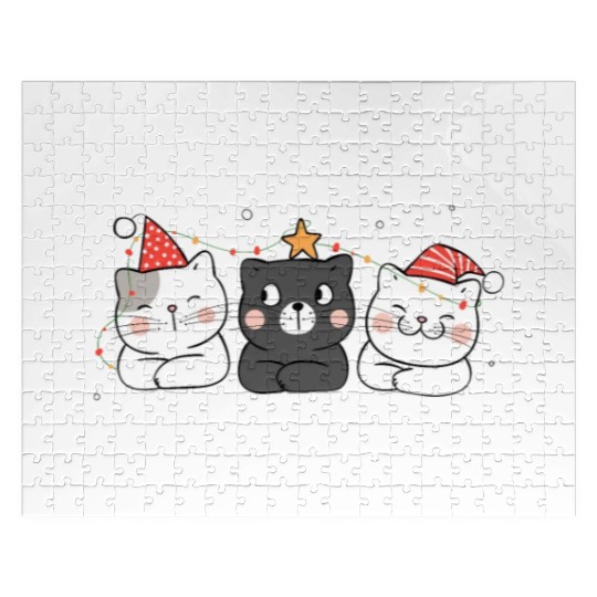 Santa paws is coming to town Jigsaw Puzzles