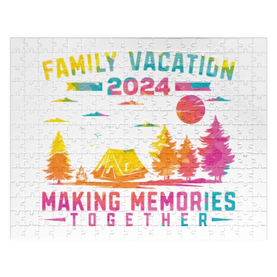 Summer Family Vacation Making Memories Jigsaw Puzzles