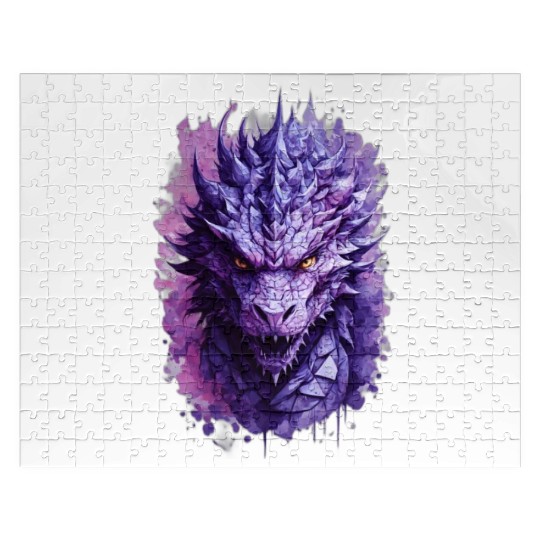 Purple Dragon Jigsaw Puzzles