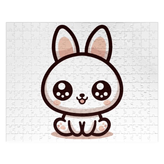 Rabbit Bubble Tea Kawaii Jigsaw Puzzles