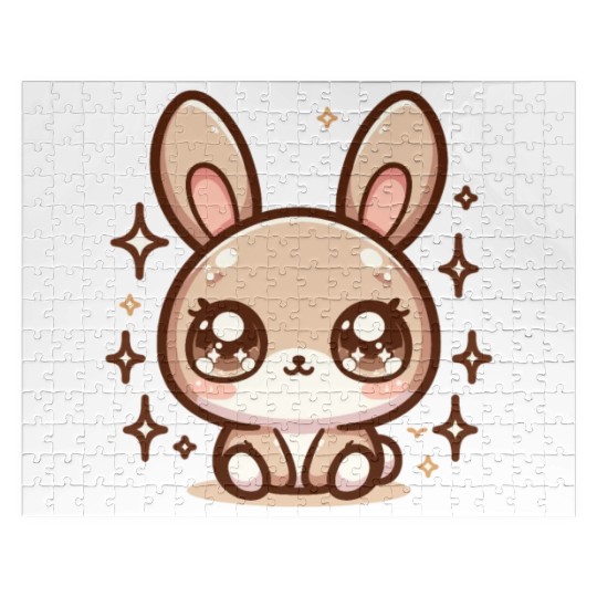 Rabbit Bubble Tea Kawaii Jigsaw Puzzles