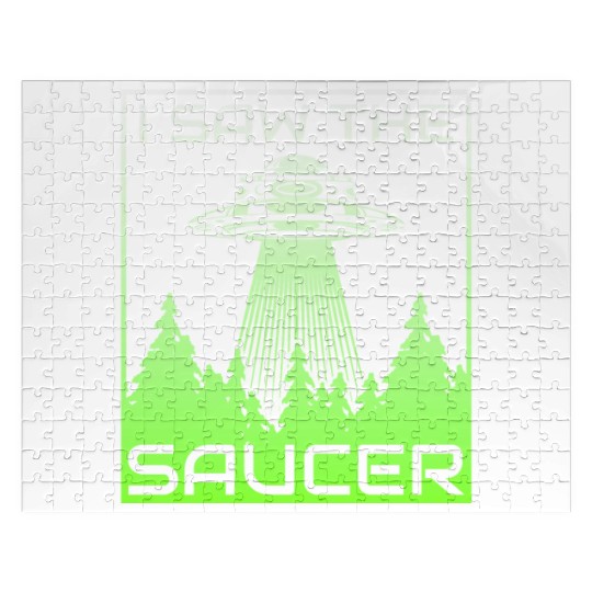 Alien, Aliens, UFO, UAP, Space Unknown Flight Jigsaw Puzzles