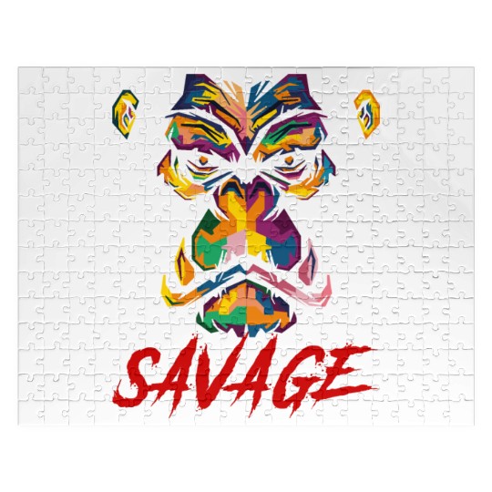 Savage Gorilla Jigsaw Puzzles