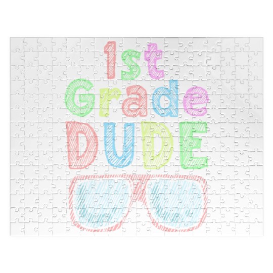 Kindergarten Teacher Funny Student 1st Graduation Jigsaw Puzzles