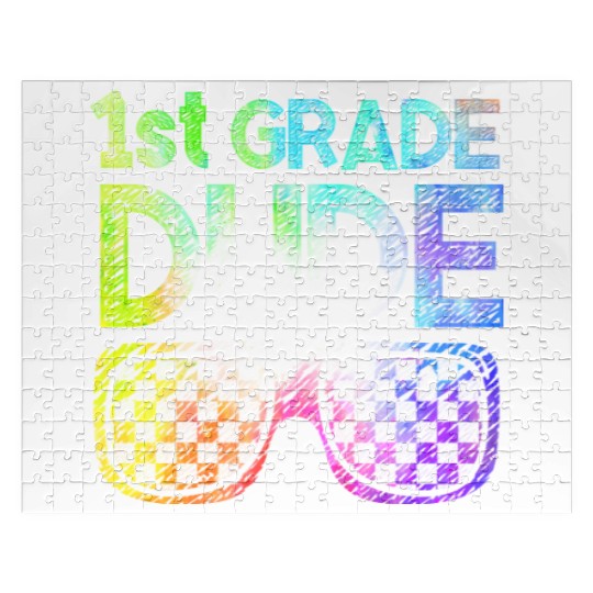 Kindergarten Teacher Funny Student 1st Graduation Jigsaw Puzzles