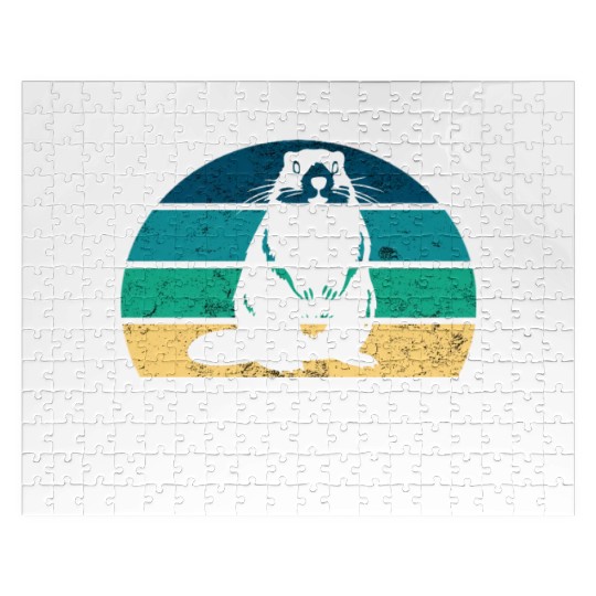 groundhog is my Spirit Animal Jigsaw Puzzles