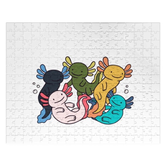 Things I Do in my Spare , Axolotl, Axolotl Fish Lo Jigsaw Puzzles