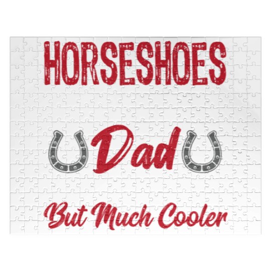 Horseshoe Throwing Dad Like A Normal Dad But Much Jigsaw Puzzles