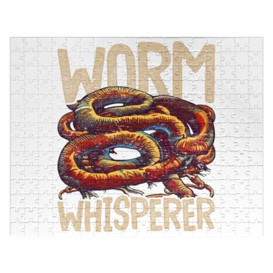 Worm Whisperer Worm Farming Vermiculture Jigsaw Puzzles