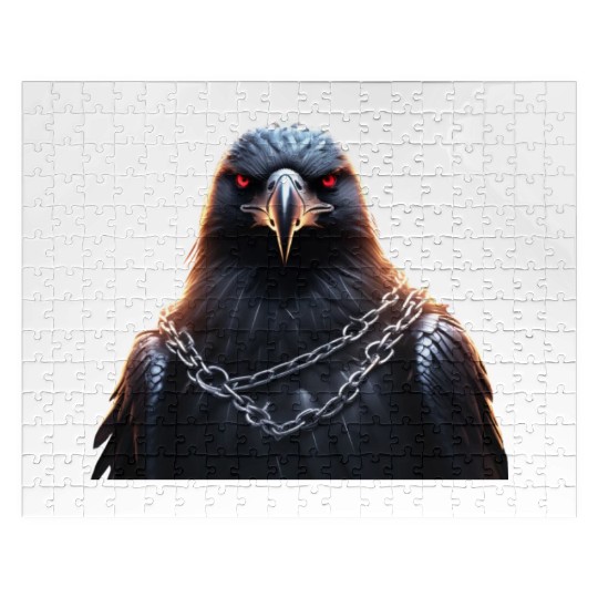 Eagle Caged Thunder: A Heavy Metal Eddie Jigsaw Puzzles