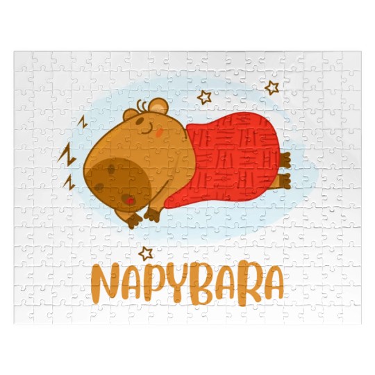 Sleepy Capybara Jigsaw Puzzles