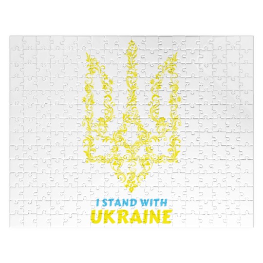 UKRAINE, I STAND WITH UKRAINE Jigsaw Puzzles