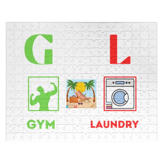 Design sans titre 6 Gym Tan Laundry GTL New Jersey Jigsaw Puzzles