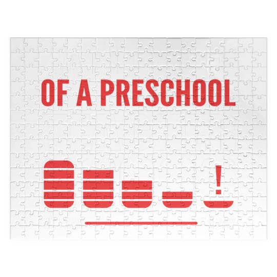 Preschool Teacher Funny Teacher Gift Jigsaw Puzzles