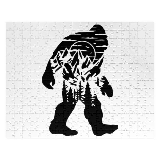 Mountain Wolf Howling Silhouette Jigsaw Puzzles