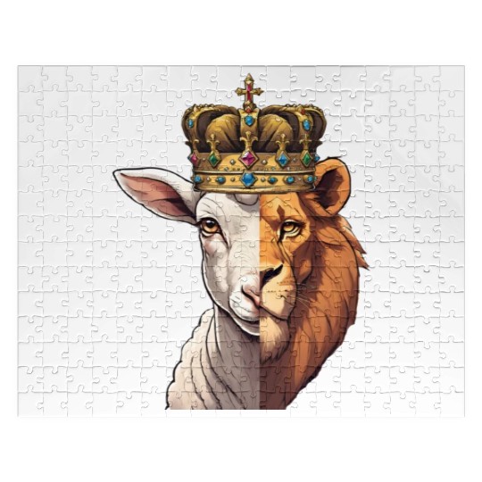 Lion, Lamb, King Jigsaw Puzzles