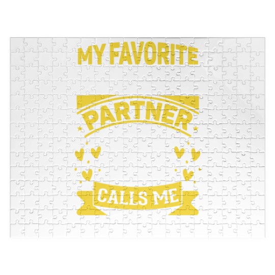 My Favorite Fishing Partner Calls Me Dad Jigsaw Puzzles