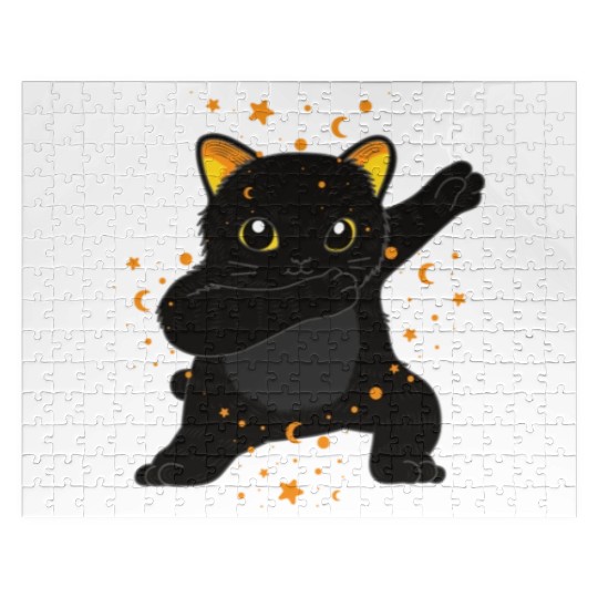 kawaii cat anime japanese retro Jigsaw Puzzles