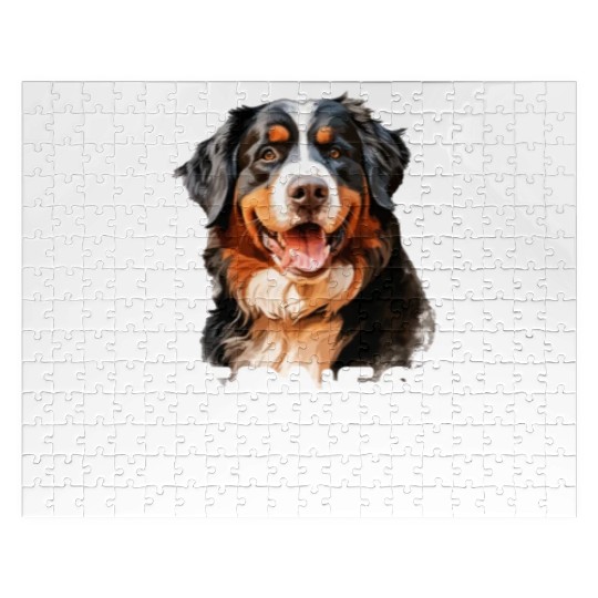 bernese mountain dog Jigsaw Puzzles