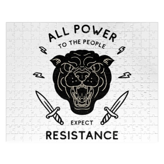 Black Panther All Power to the People Expect Jigsaw Puzzles