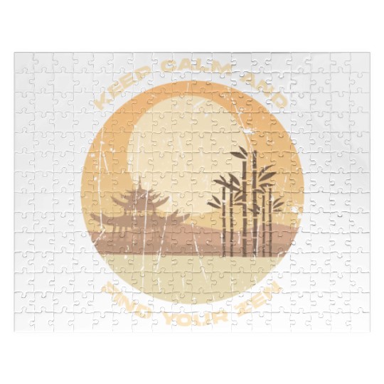 Keep calm and find your zen - Stress Jigsaw Puzzles