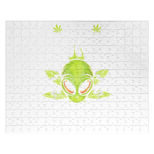 Alien Area 51 Saucer Planet Jigsaw Puzzles