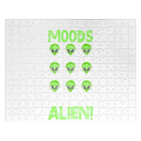 Alien Space Earthling Mars Jigsaw Puzzles