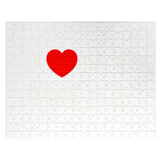 I love (heart) my wife Jigsaw Puzzles