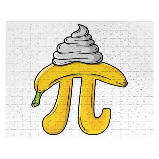 Banana Cream Pie Funny Pi Day Math Equations Jigsaw Puzzles