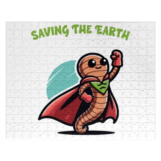 Worm Farming Earthworm Gardener Vermiculture Jigsaw Puzzles