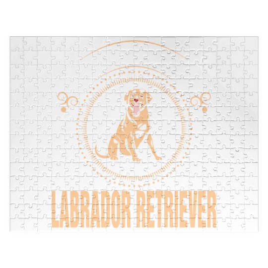 My Heart Belongs To Labrador Retriever Dog Jigsaw Puzzles