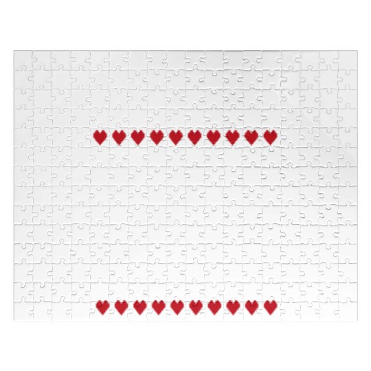 My dog is my Valentine, funny dog lover valentine' Jigsaw Puzzles