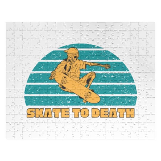 SKATE TO DEATH Jigsaw Puzzles