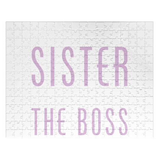 I'm The Big Sister Which Makes Me The Boss Jigsaw Puzzles