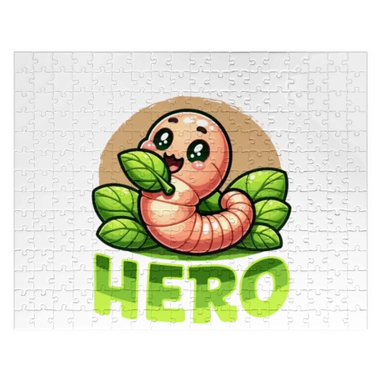 Worm Farming Earthworm Gardener Vermiculture Jigsaw Puzzles
