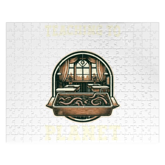 Worm Farming Earthworm Gardener Vermiculture Jigsaw Puzzles